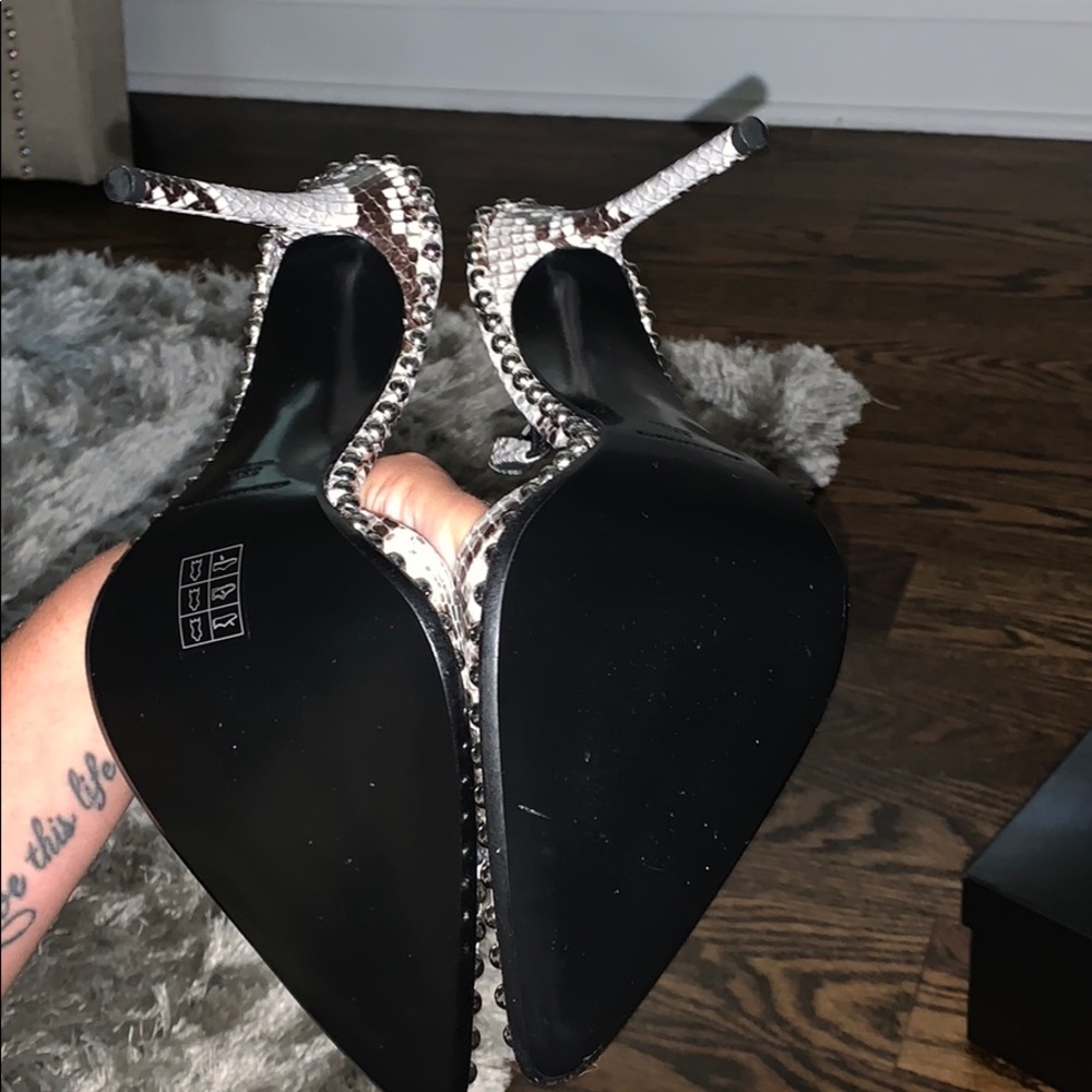 Alexander Wang Ryna python sling back heels - Picture 4 of 5